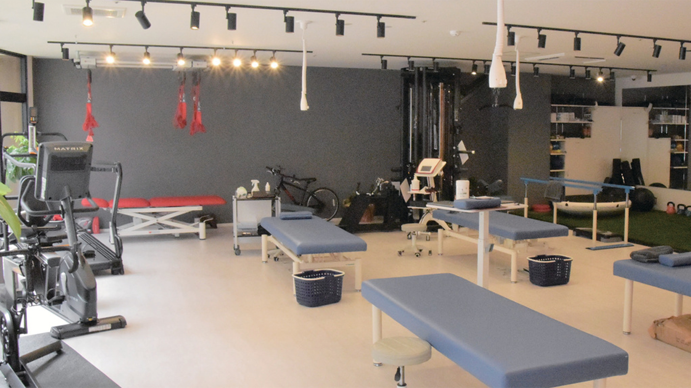 松井整形外科スポーツクリニックのリハビリ室