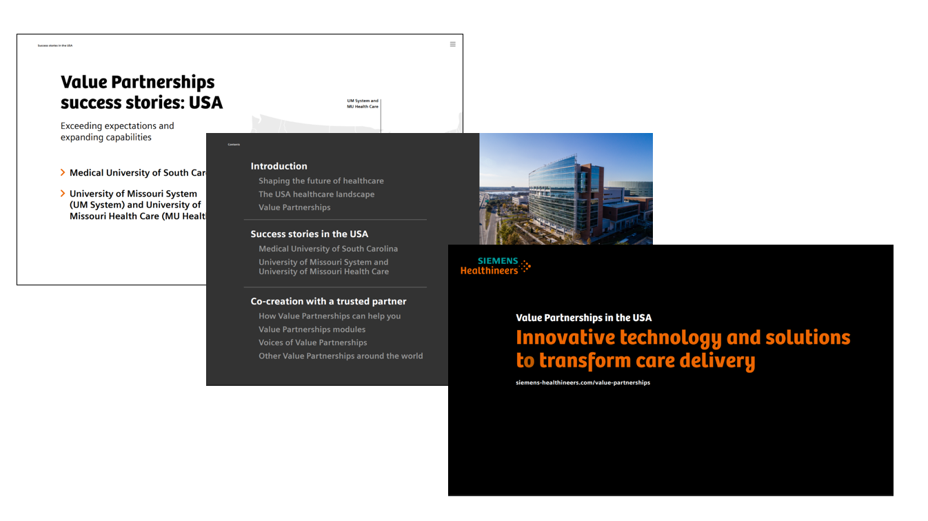 Key visual for the Value partnerships in the USA Case study