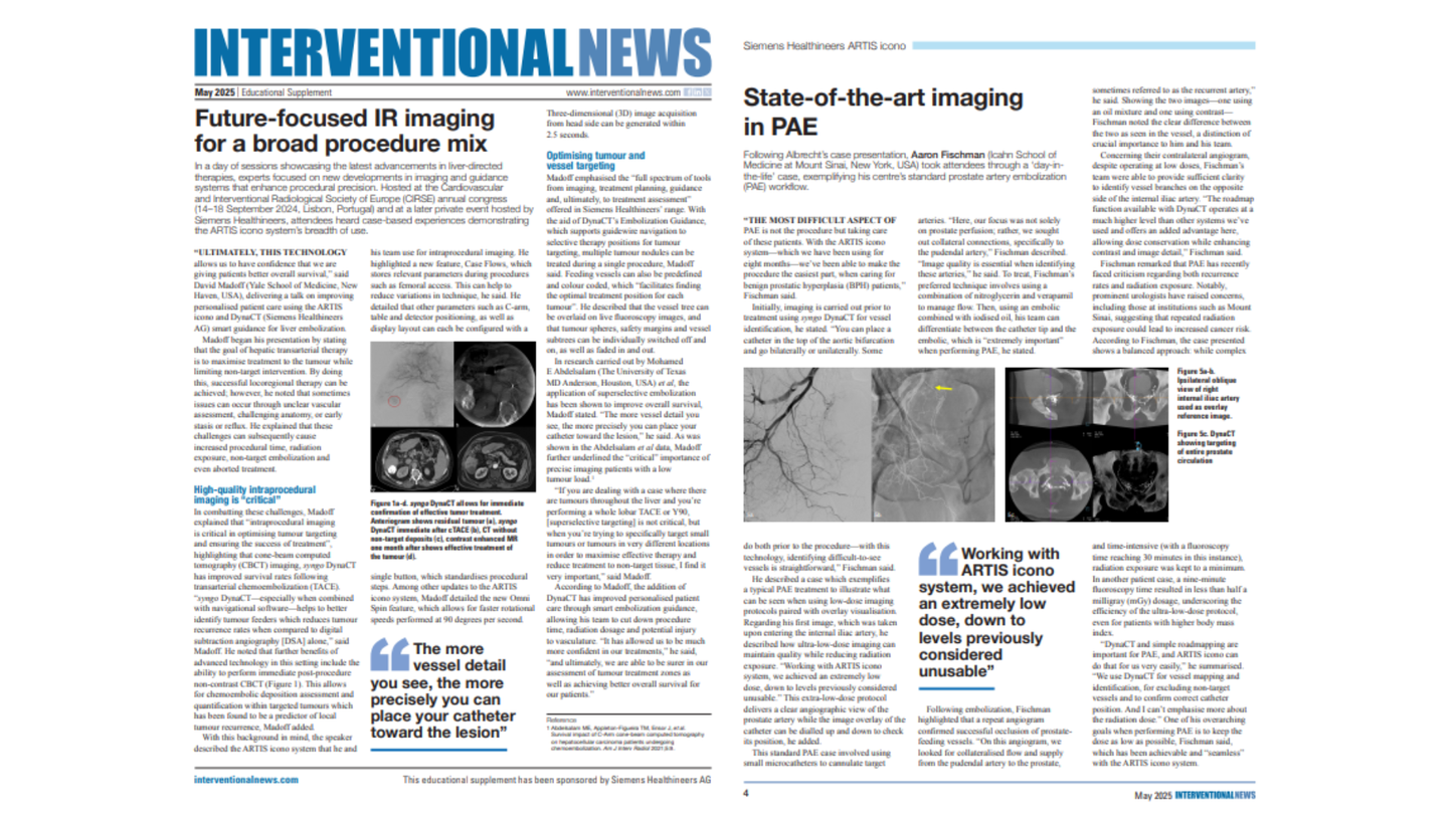 Interventional Radiology News