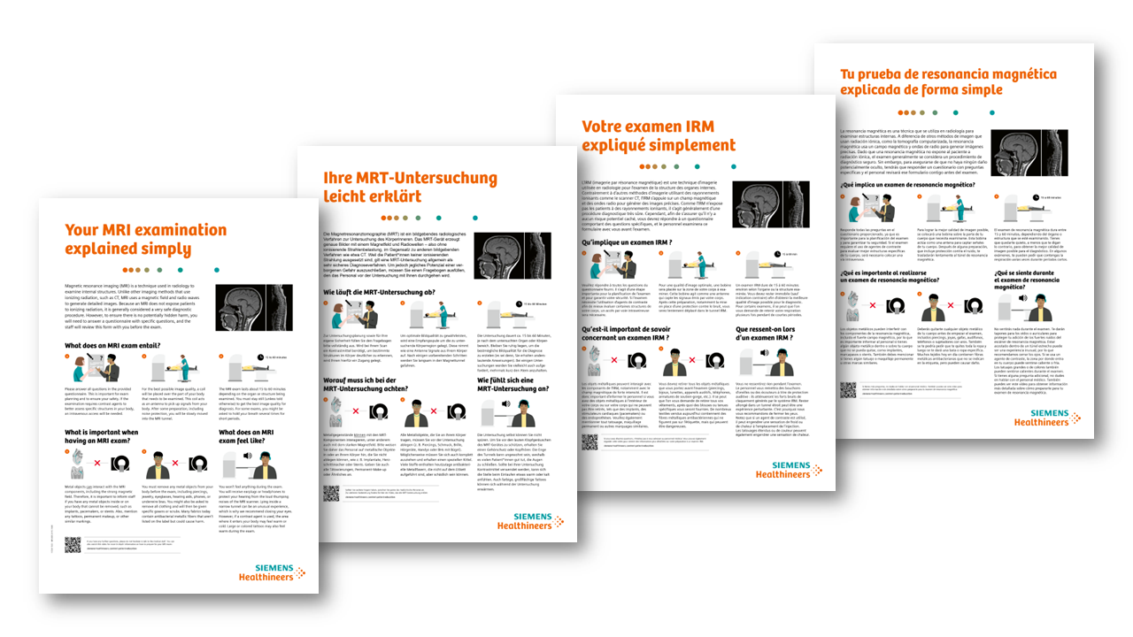 MRI Patient Education Poster