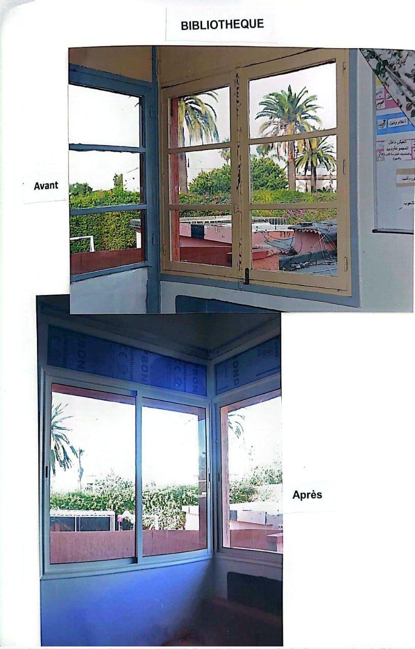 Rénovation de la biblothèque 