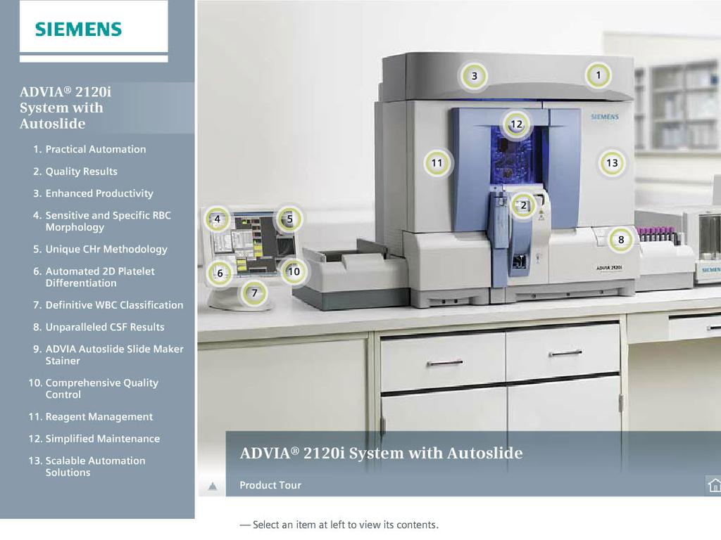 ADVIA 2120i Hematology System(+ Autoslide) 지멘스 헬시니어스㈜