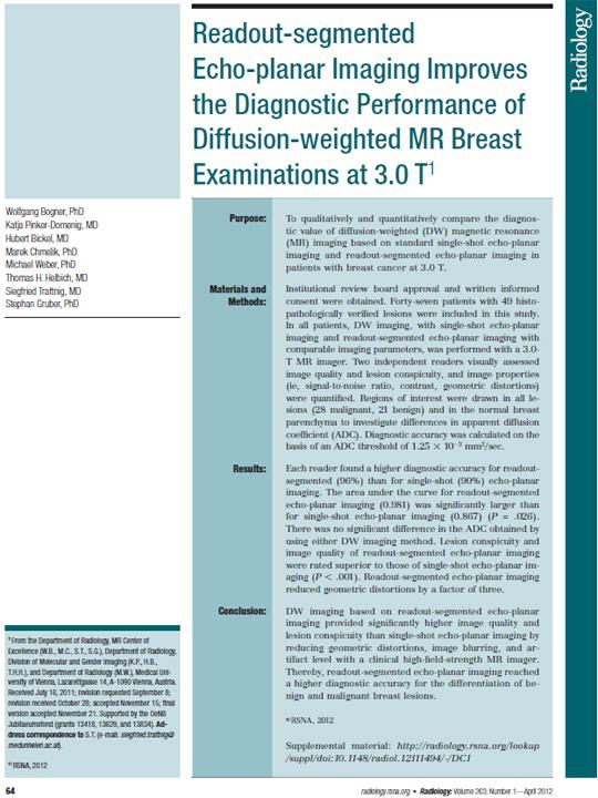 readout-segmented echo-planar