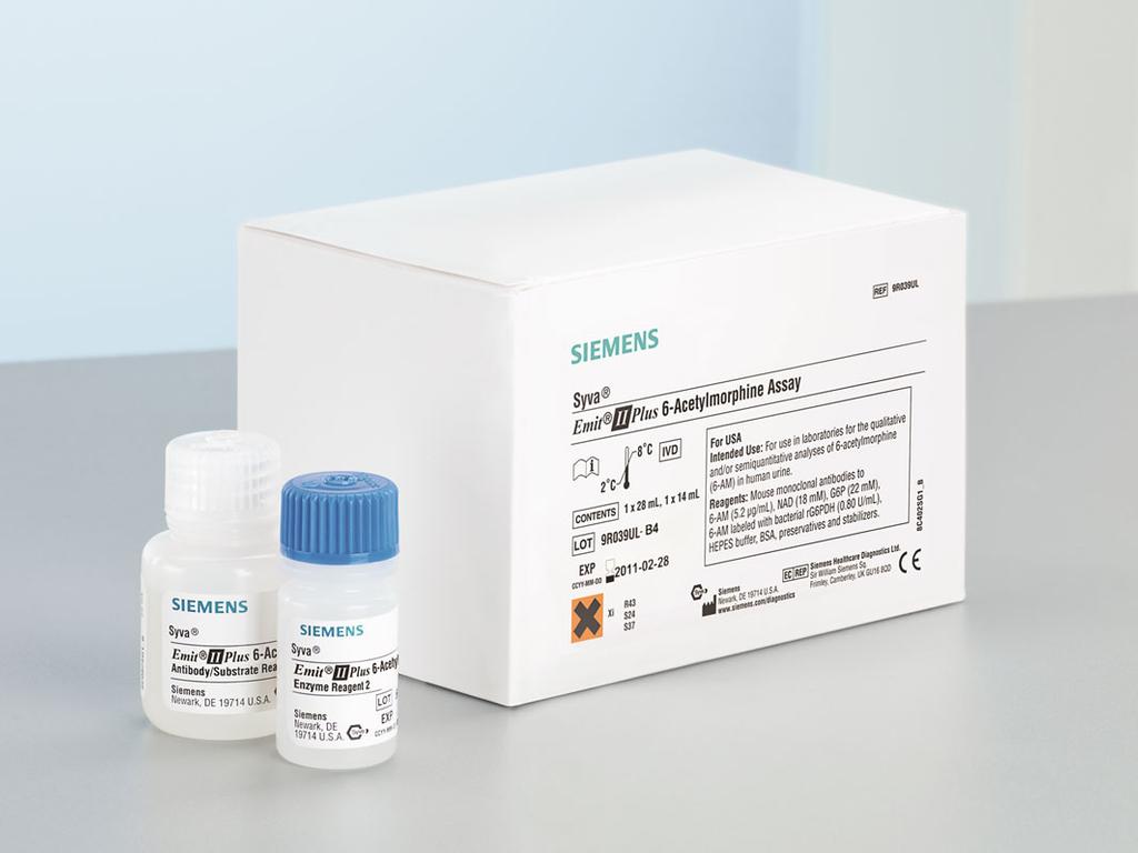 EMIT II Plus 6-Acetylmorphine Assay - Siemens Healthineers USA
