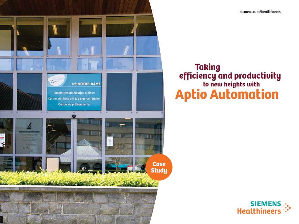 Laboratory Automation Case Studies Siemens Healthineers