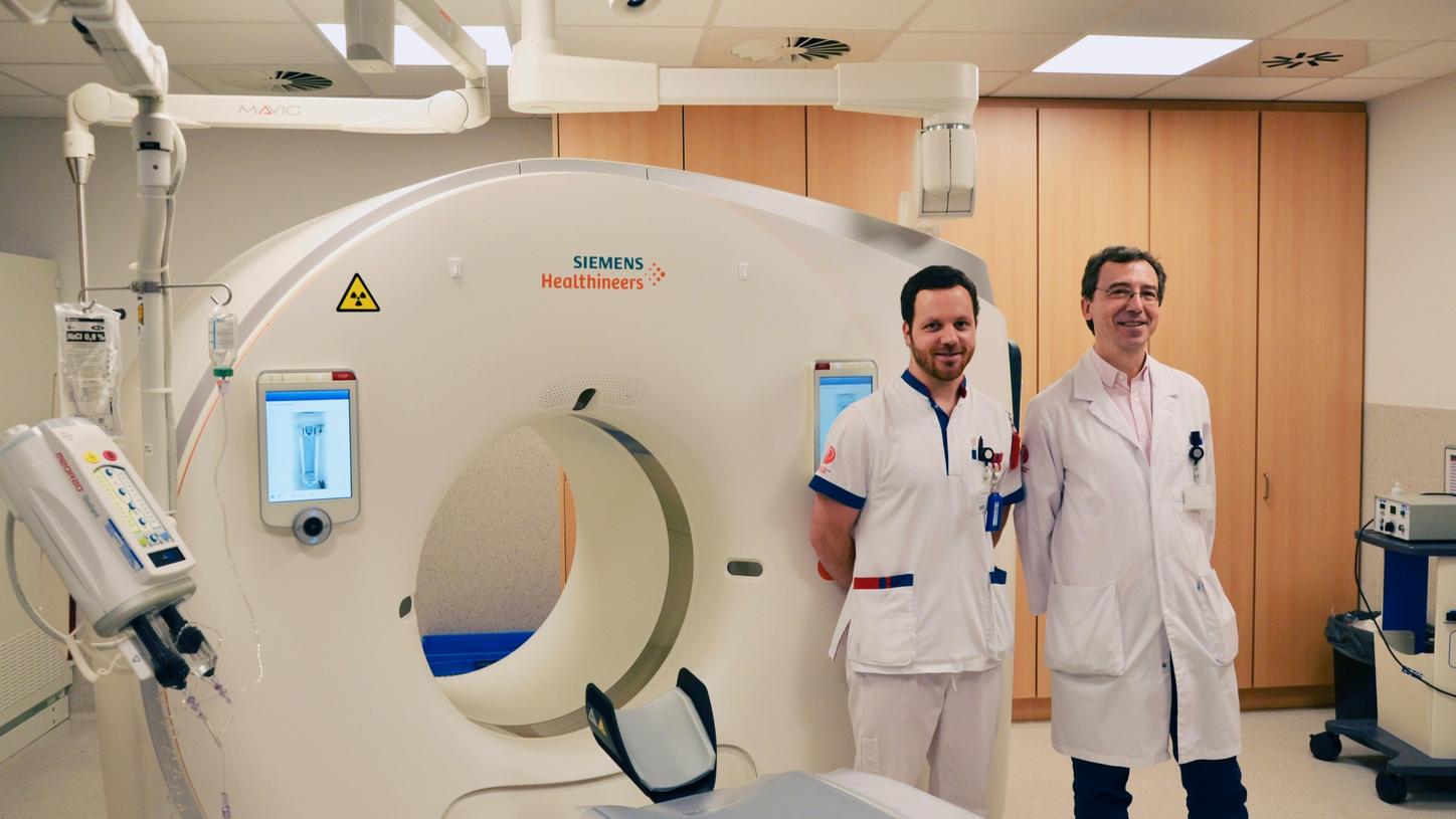 The new SOMATOM Drive with Dual Energy helps radiologists and technologists at Clinique St Pierre Ottignies.