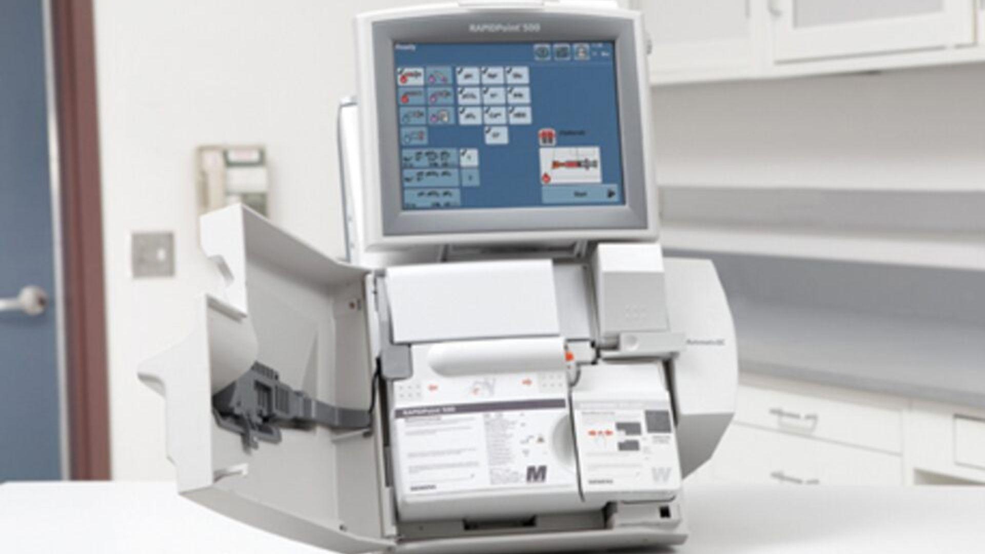 Status Screen Button Rapidpoint RAPIDPoint 500 Systems - Siemens Healthineers