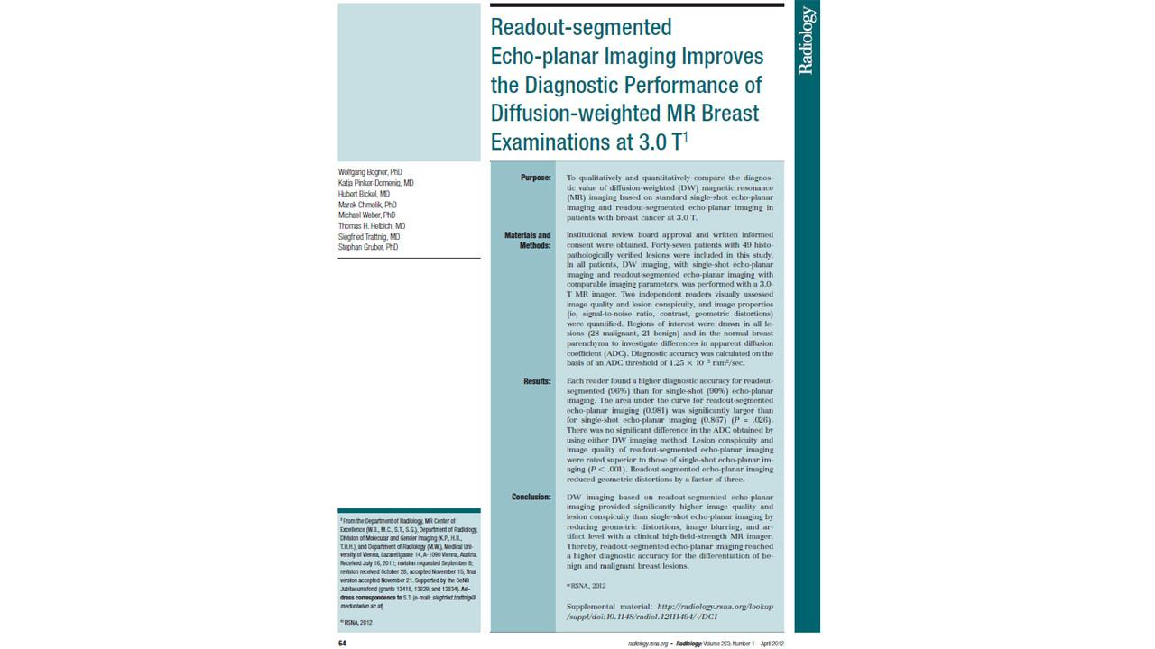 readout-segmented echo-planar