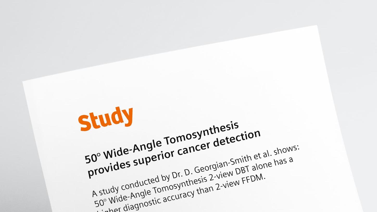 50⁰ Wide-Angle Tomosynthesis