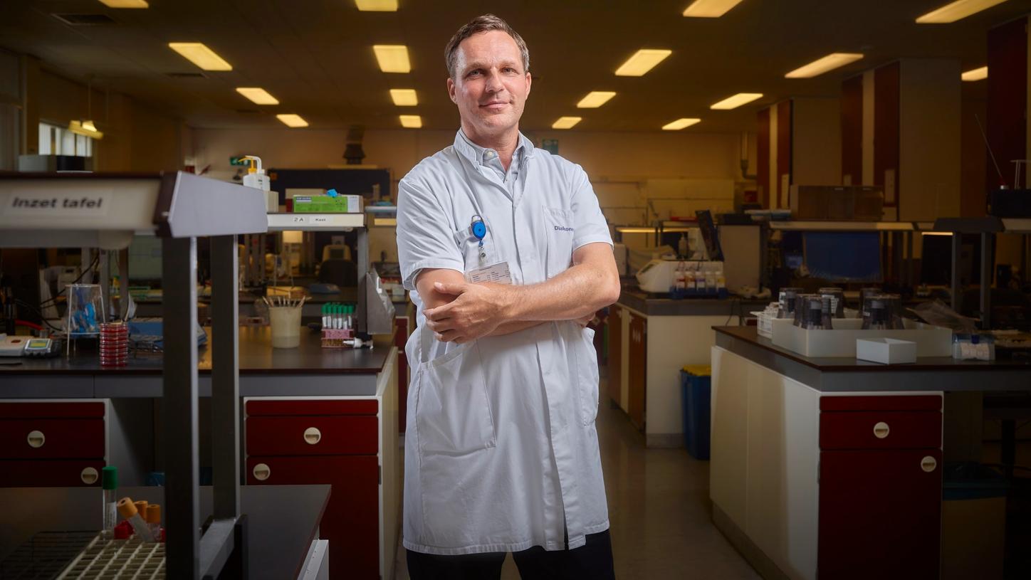 Michiel Heron, medisch immunoloog in het Diakonessenhuis in Utrecht.