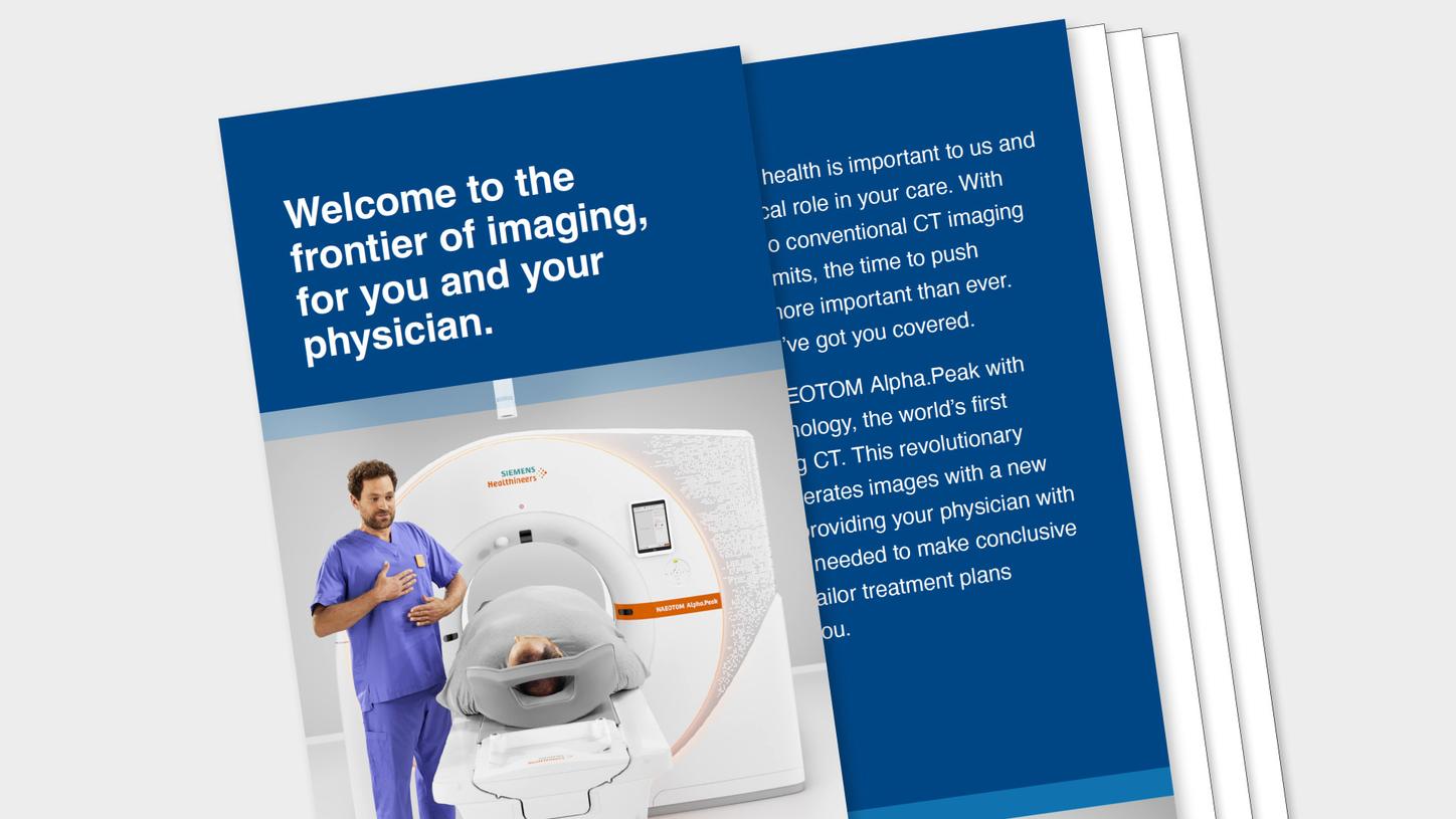 alpha peak patients tri fold flyer