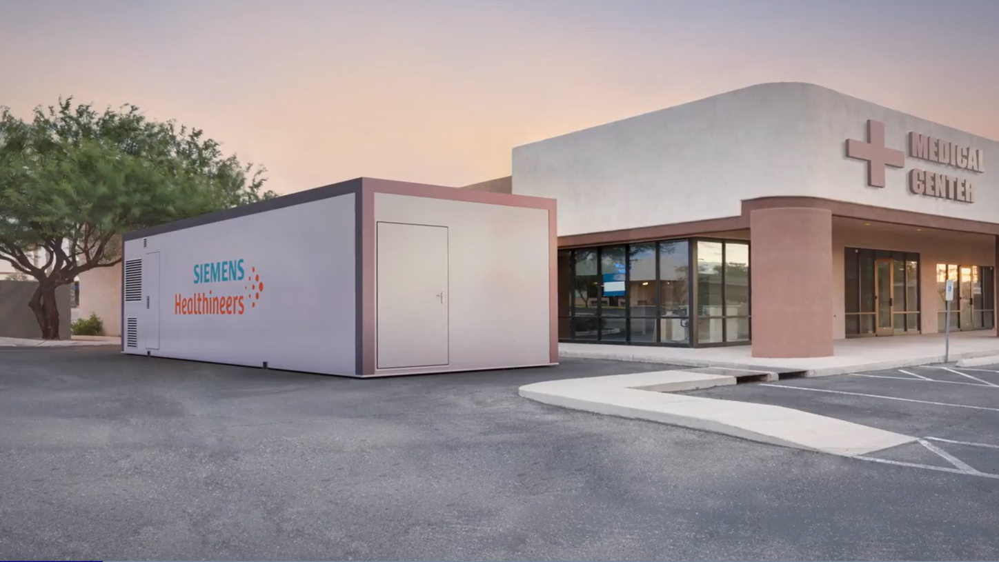 MAGNETOM Free.Star als schlüsselfertige Lösung ermöglicht Ihnen, MRT-Untersuchungen anzubieten – unabhängig von Ihrer Gebäudeinfrastruktur.