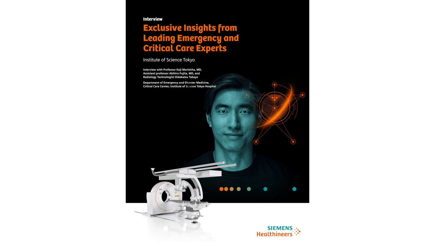 In this exclusive interview, Professor Koji Morishita and Assistant professor Akihiro Fujita, along with Radiology Technologist Hidekatsu Takaya, discuss the challenges faced in acute care and the value offered by Hybrid Emergency Rooms (HER).