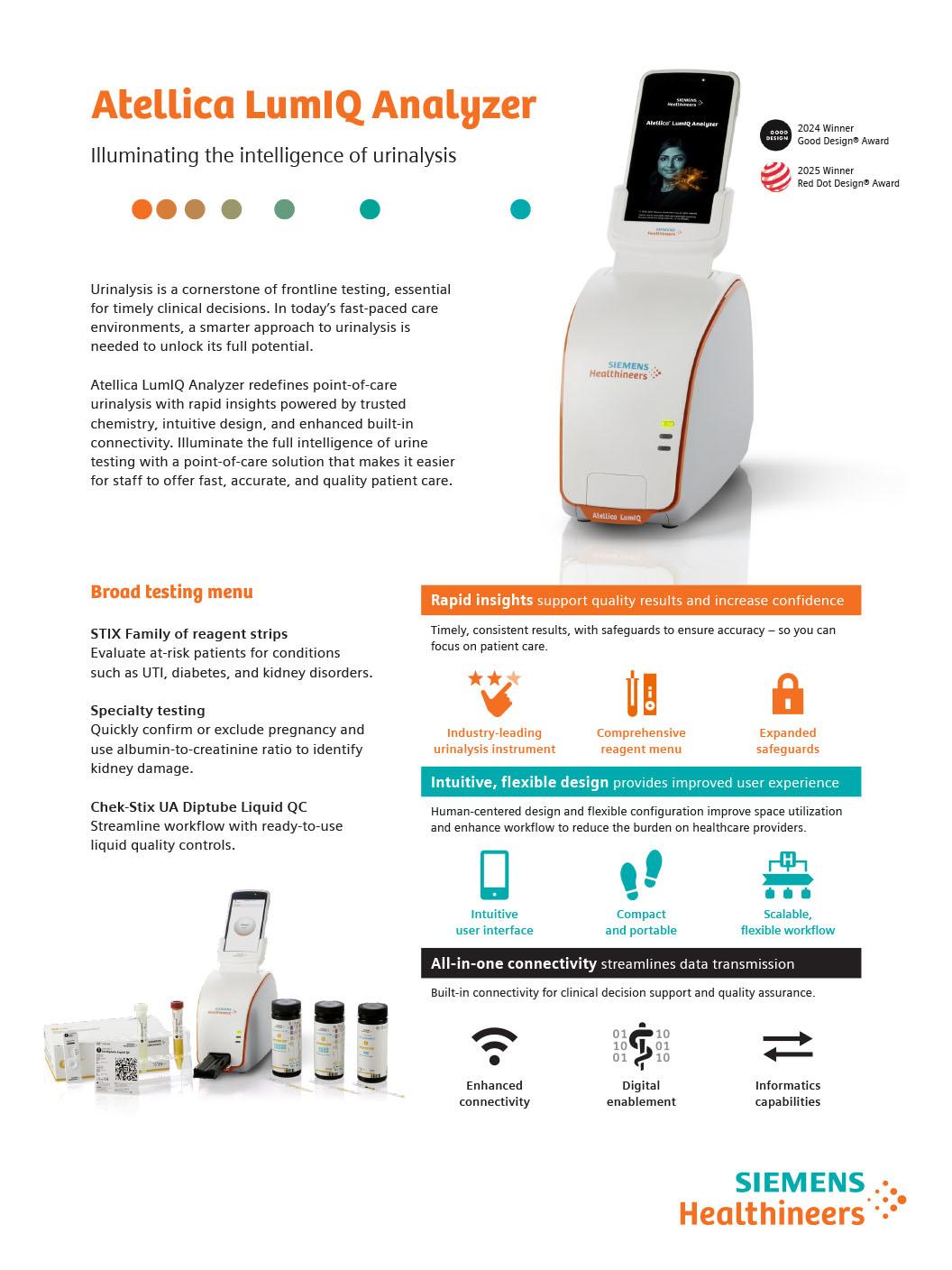 Atellica LumIQ Analyzer Spec Sheet cover
