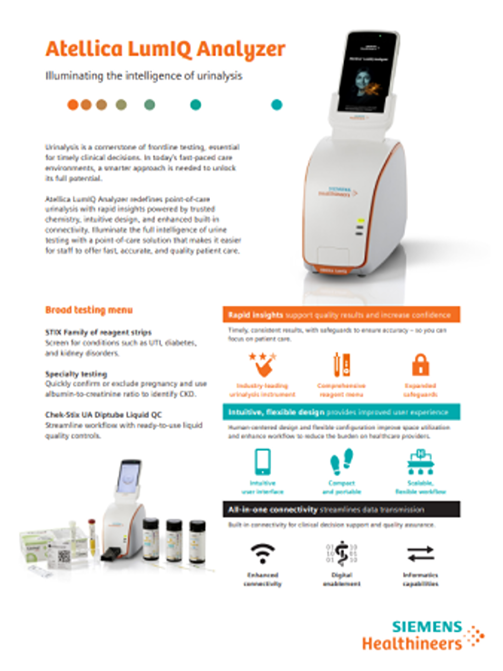 Atellica LumIQ Analyzer Spec Sheet cover