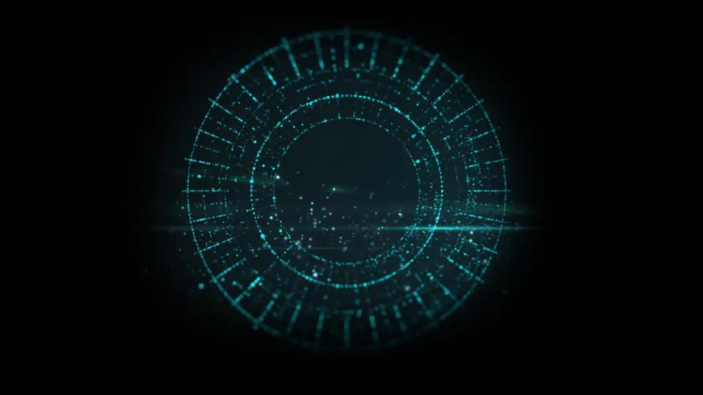 Digitally stylized iris