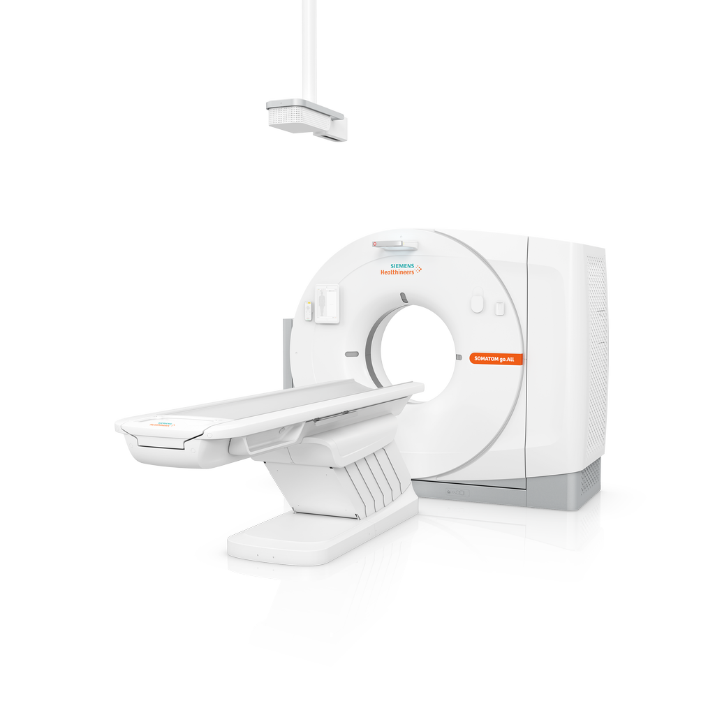 CT scanner SOMATOM go.All with myExam Companion