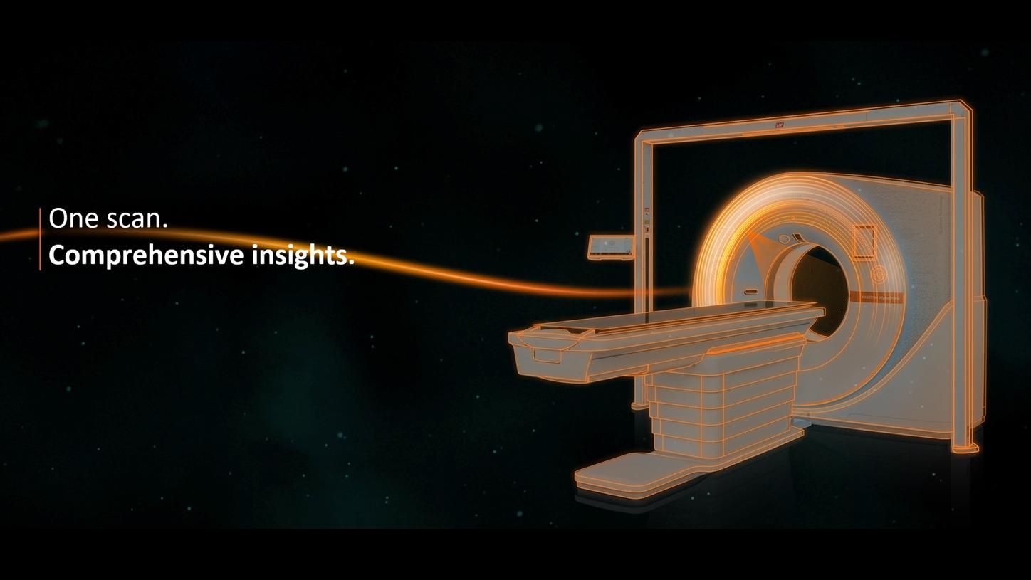 NAEOTOM Alpha.Prime for RT captures the complete dataset in one scan, allowing post-scan parameter adjustments and individually matching clinical needs for comprehensive insights.