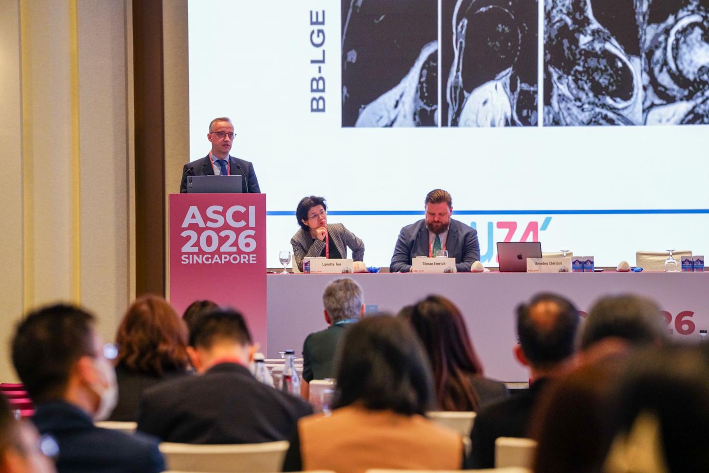 Prof Amedeo speaking at ASCI 2026 Breakfast Symposium