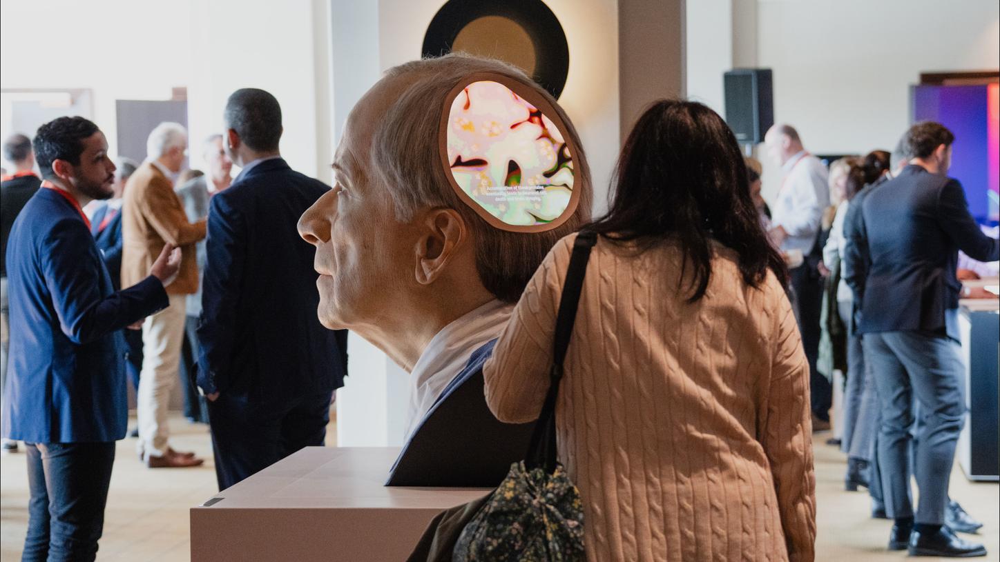 Alzheimer’s disease was also highlighted in the exhibition space.