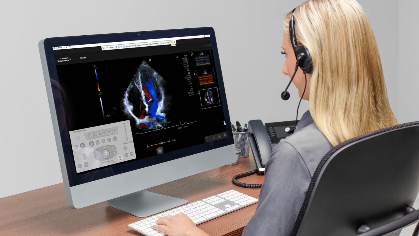 Remote ultrasound customer service