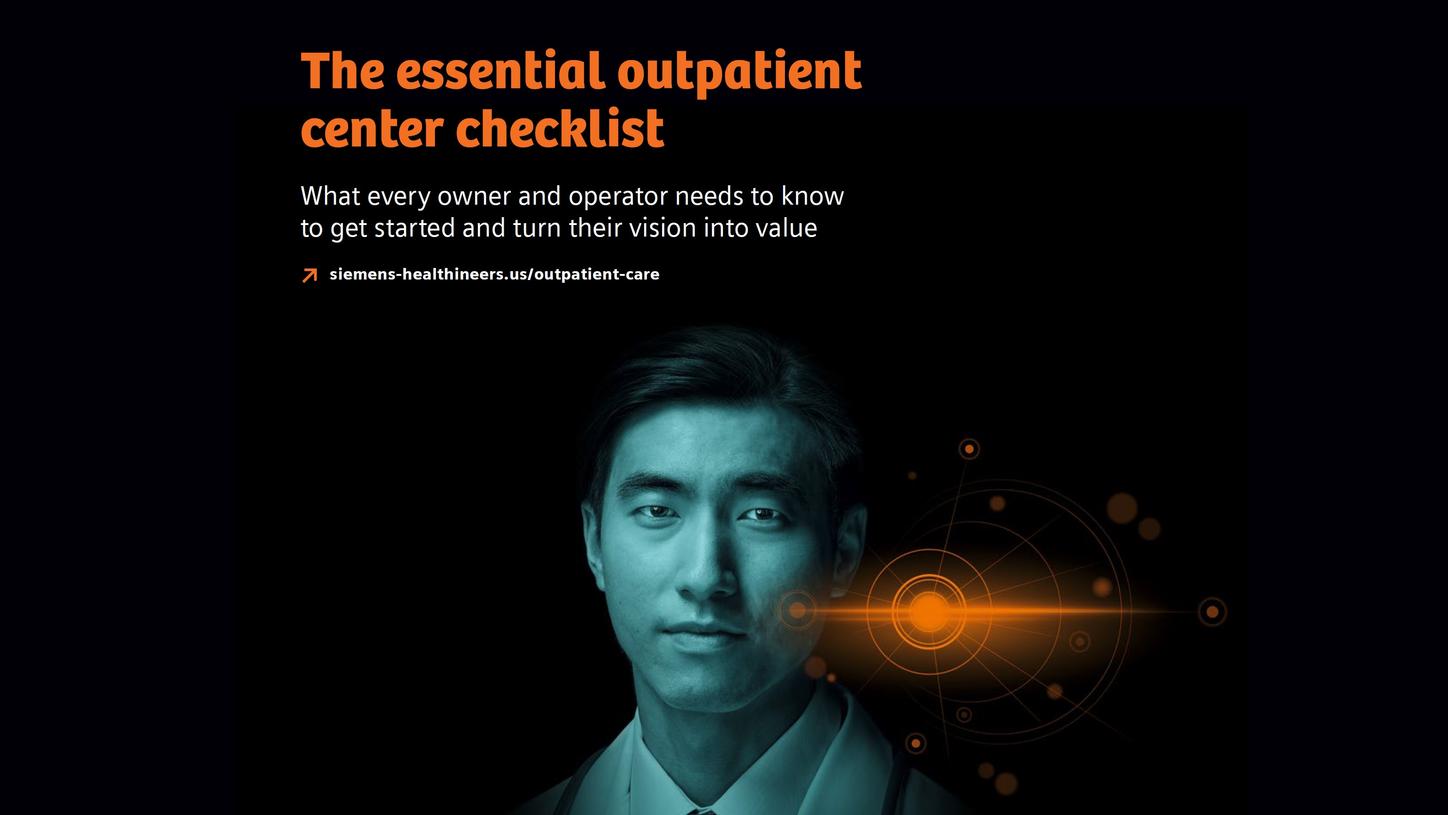 The Essential Outpatient Center Checklist cover