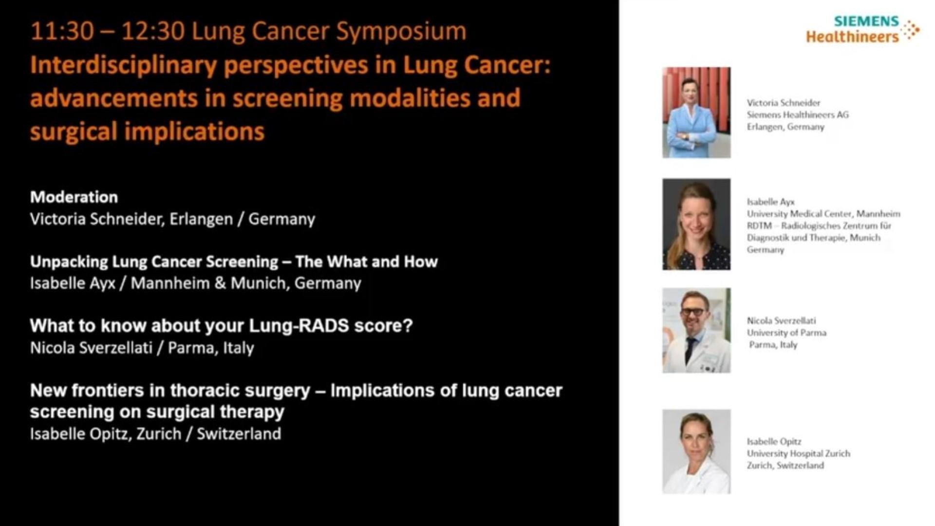Diagnosis And Treatment Of Lung Cancer - Siemens Healthineers