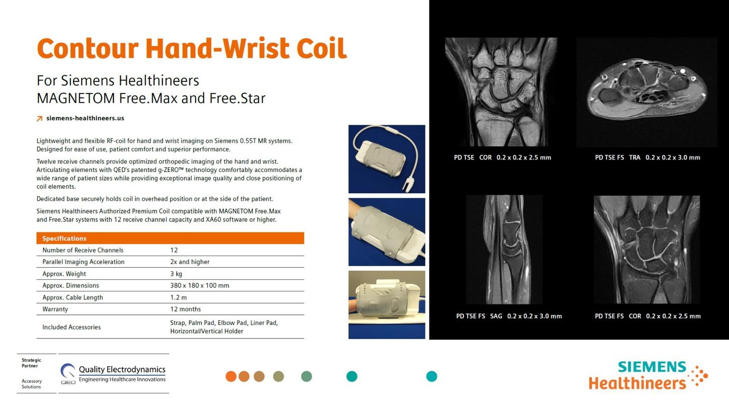 Contour Hand-Wrist Coil flyer