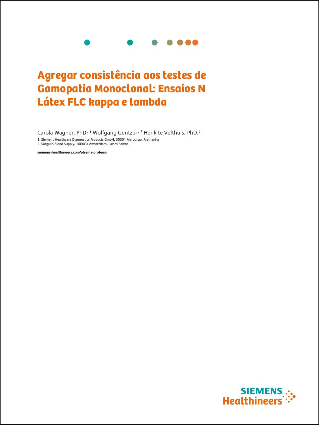 N Latex FLC kappa and lambda Assays White Paper Cover—Siemens Healthineers