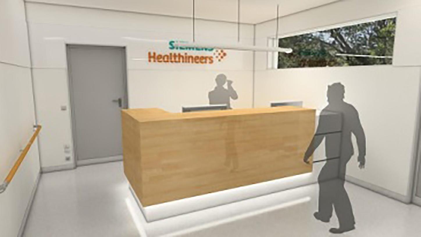 Krankenhaus-Design - Empfangsbereich