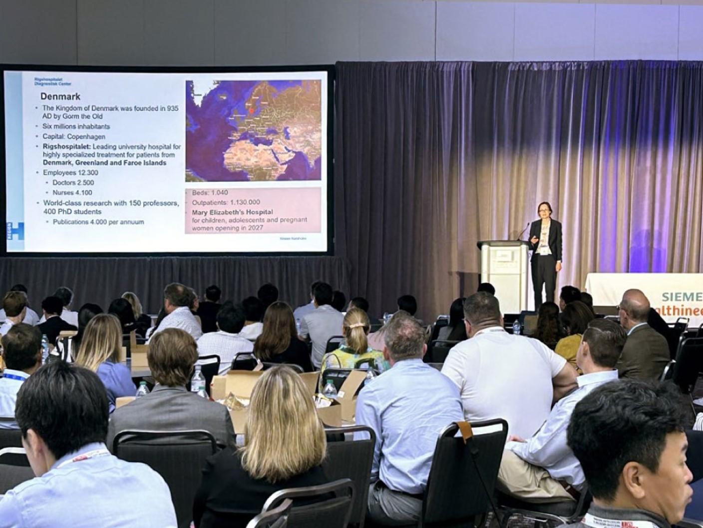 Korsholm presents on her work with BIOGRAPH One PET/MR and Biograph Vision Quadra PET/CT.