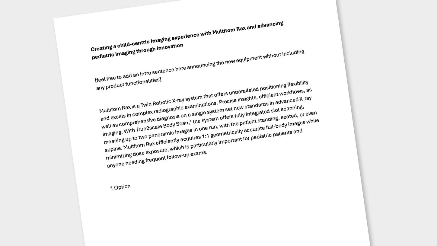 Multitom Rax email example