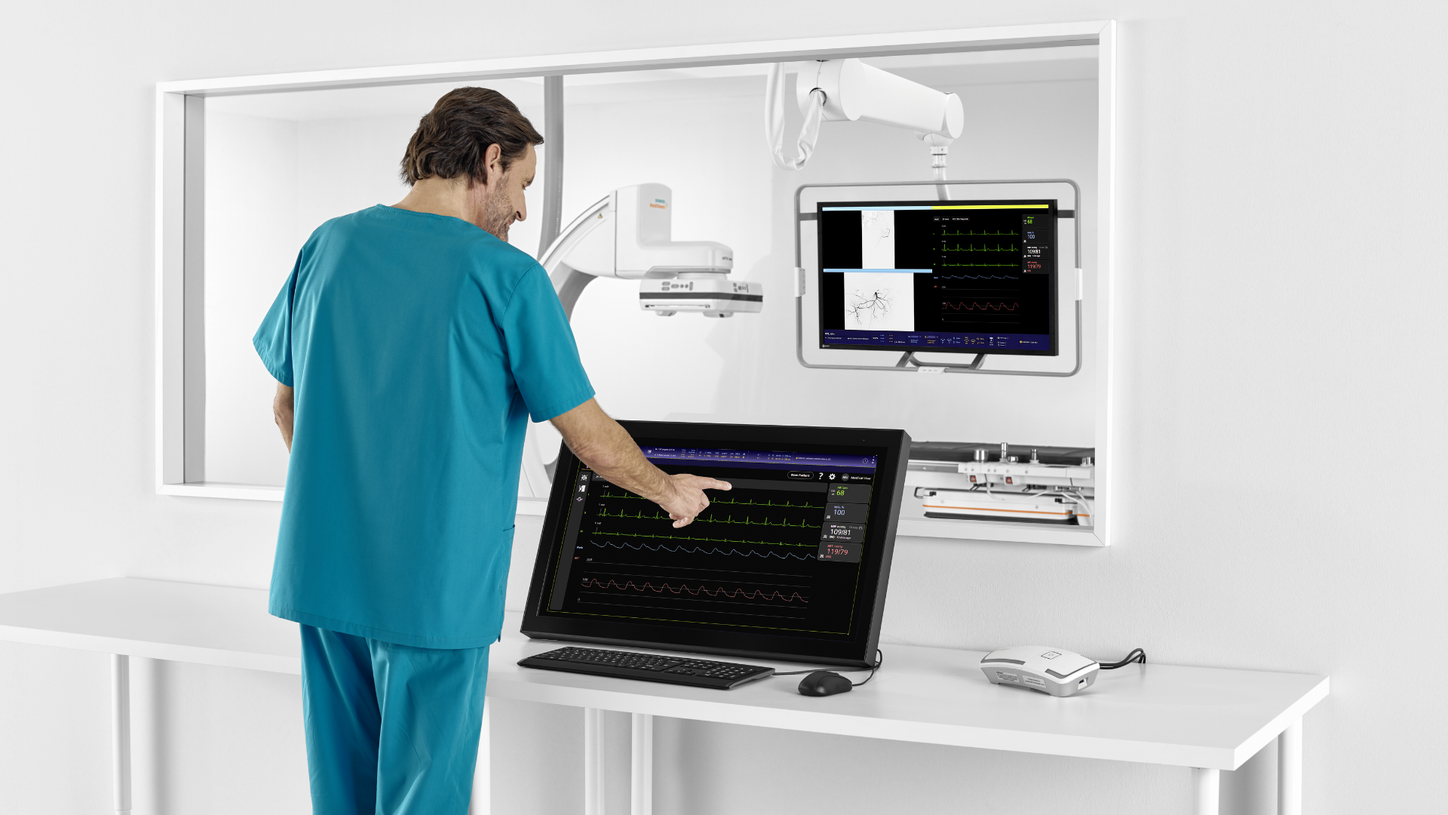 SENTICOR Pure enables clear, reliable visualization of vital parameters in both the control and examination rooms, simplifying workflows for the entire team.