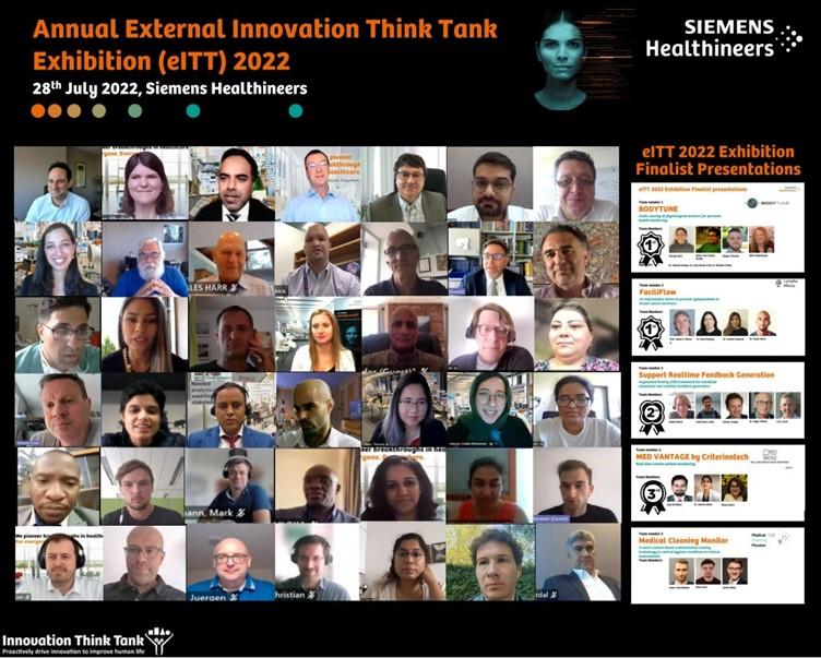 Siemens Healthineers Innovation Think Tank Exhibition eitt 2022 - Finalists