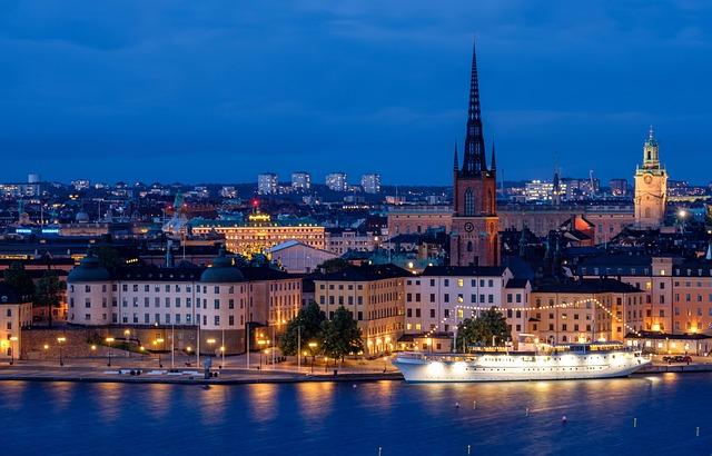 Stockholm by night