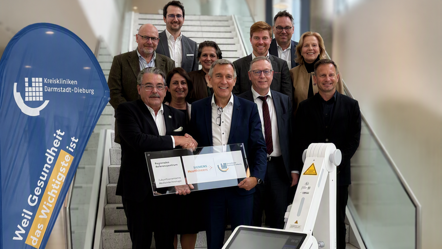 Vertragsunterzeichnung Darmstadt Dieburg und Siemens Healthineers