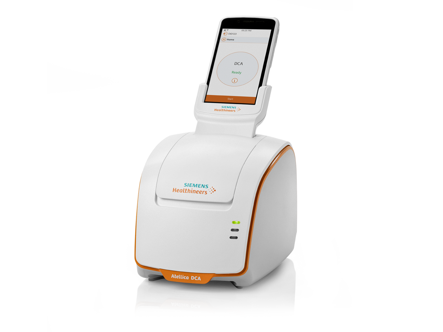 Atellica DCA Analyzer point-of-care testing system.