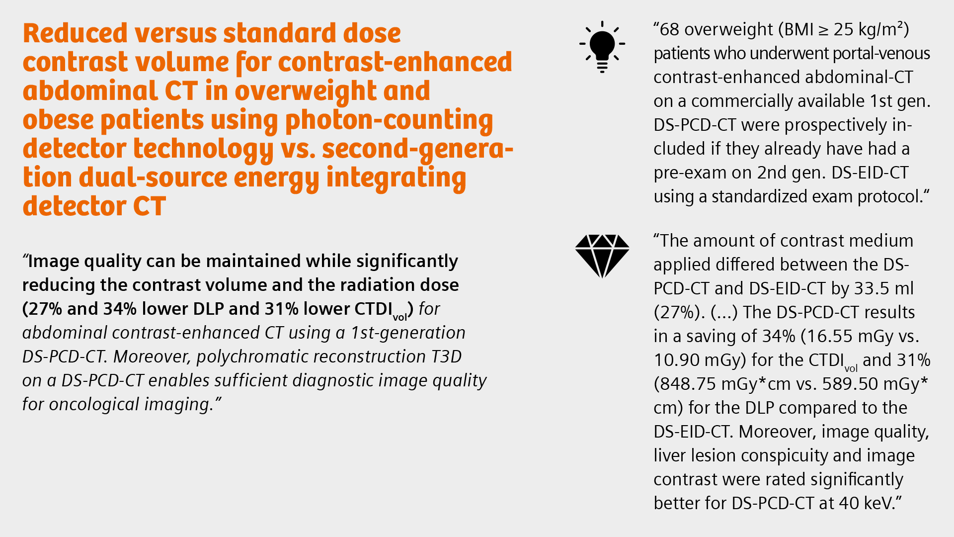 Reduced versus standard dose contrast volume for contrast-enhanced ...
