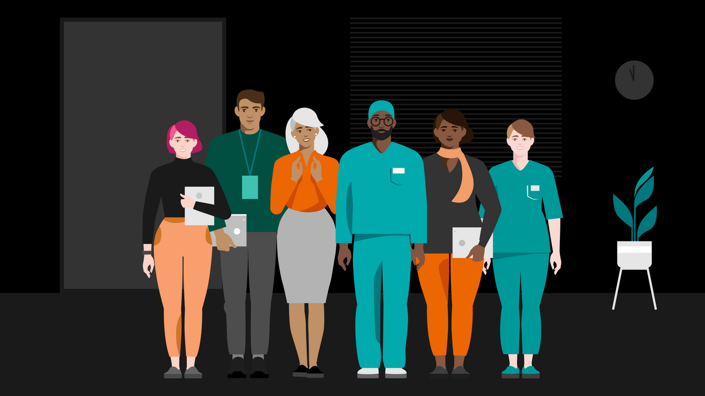 Staffing graphic