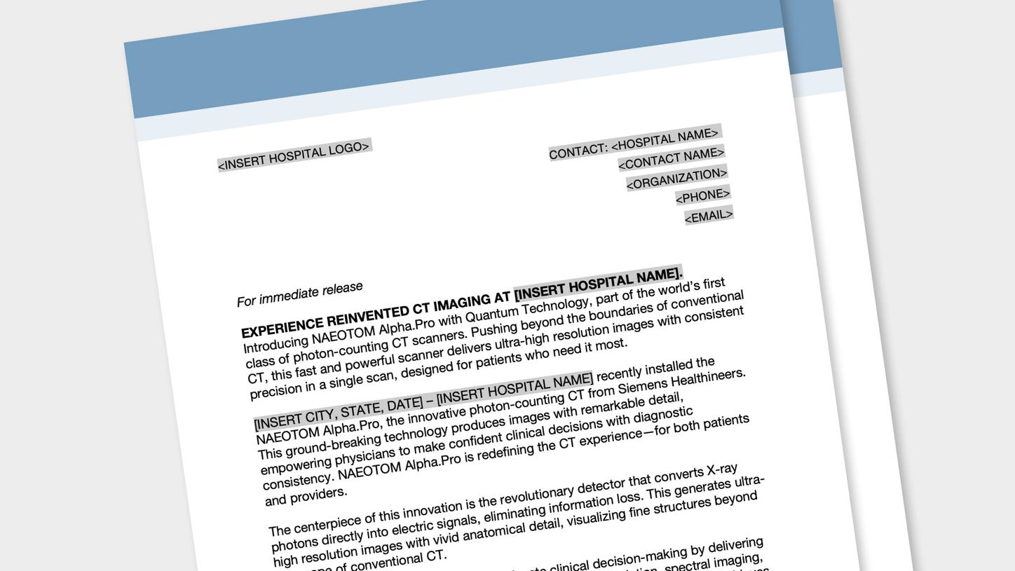 general press release