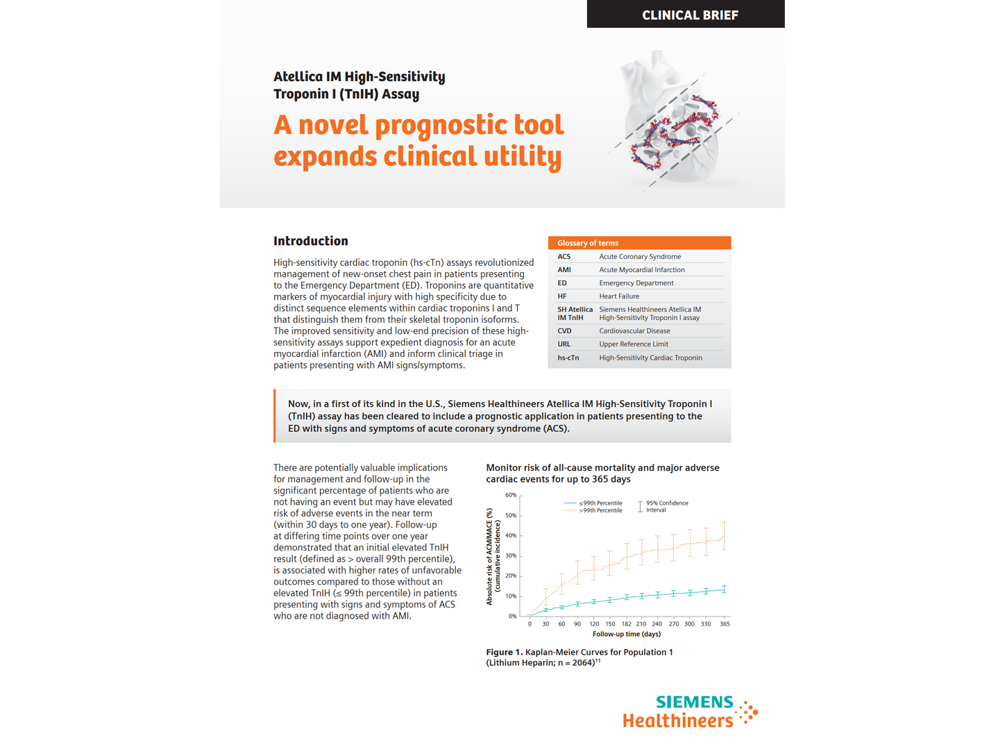 Cover of A novel prognostic application expands clinical utility clinical brief