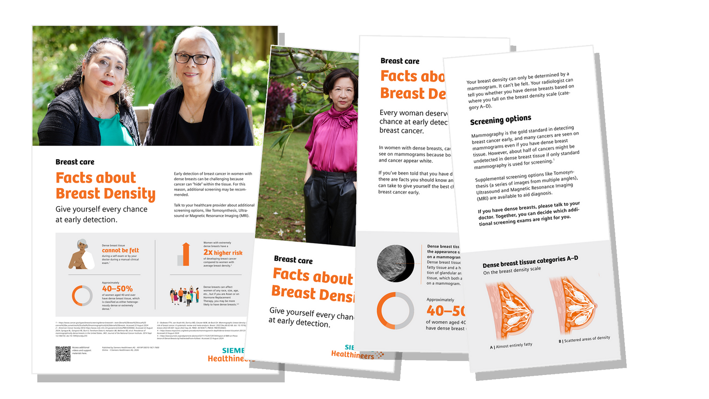 Breast density poster and flyer preview 