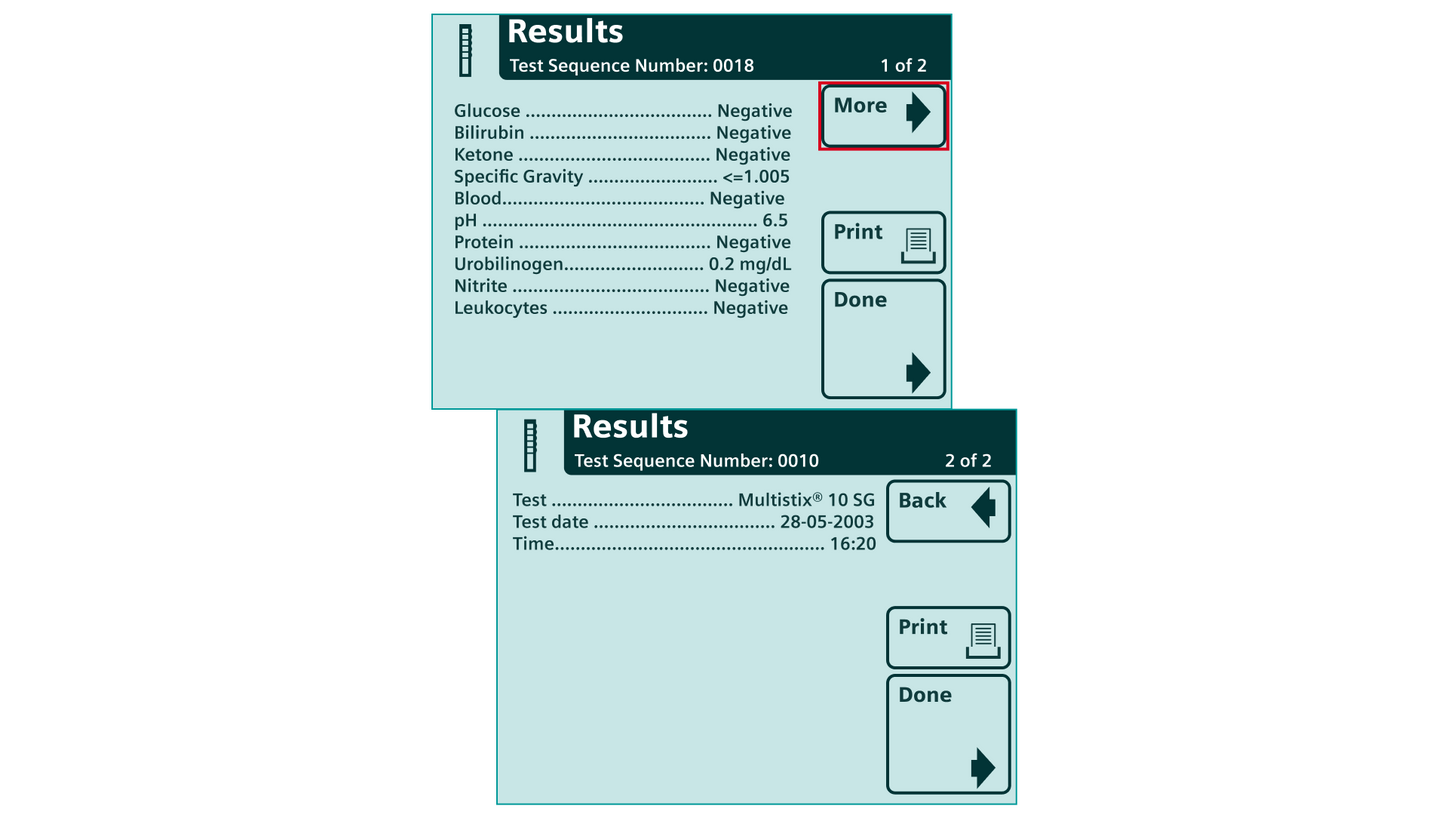 After 8 seconds, test table will automatically be pulled into the instrument