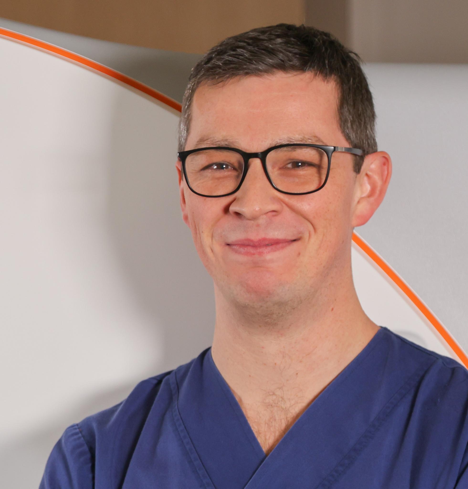 Dr. Benjamin Dhaene, hoofd van de radiologieafdeling van het CHU Tivoli