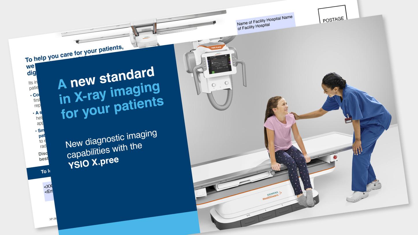 YsioXpree toolkit physician postcard