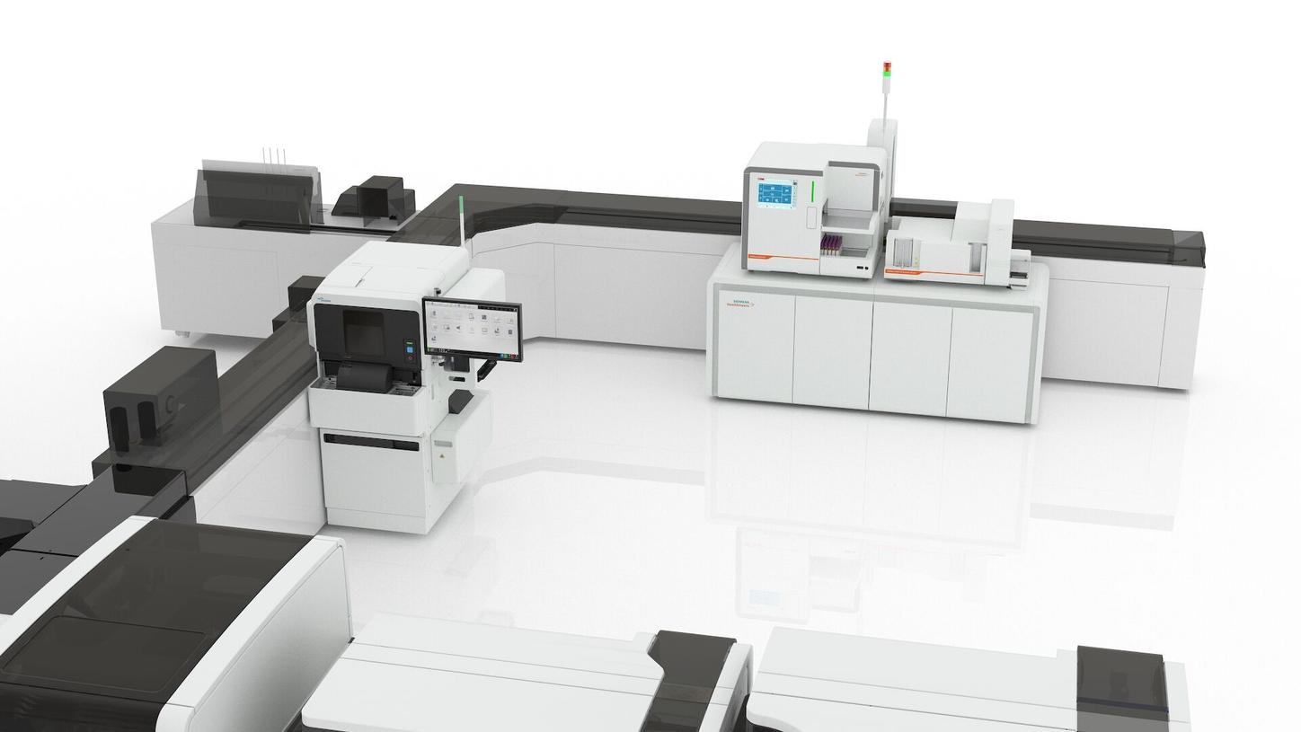 Atellica HEMA 580 Analyzer Connected to Aptio Automation