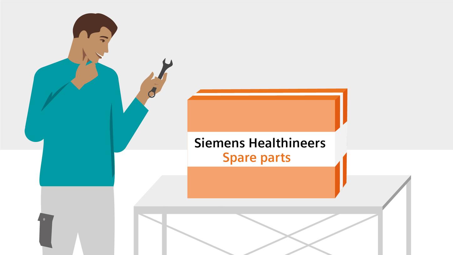 Siemens Healthineers Shared Services Plans provide access to original spare parts
