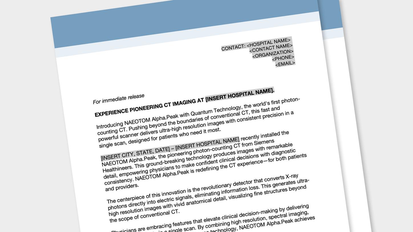 general press release