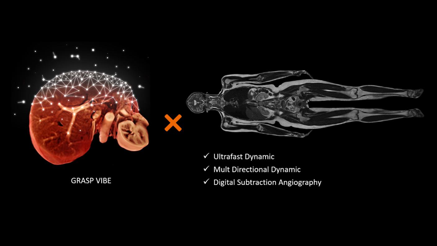自由呼吸下で全身の造影Dynamic評価を可能にするGRASP VIBE