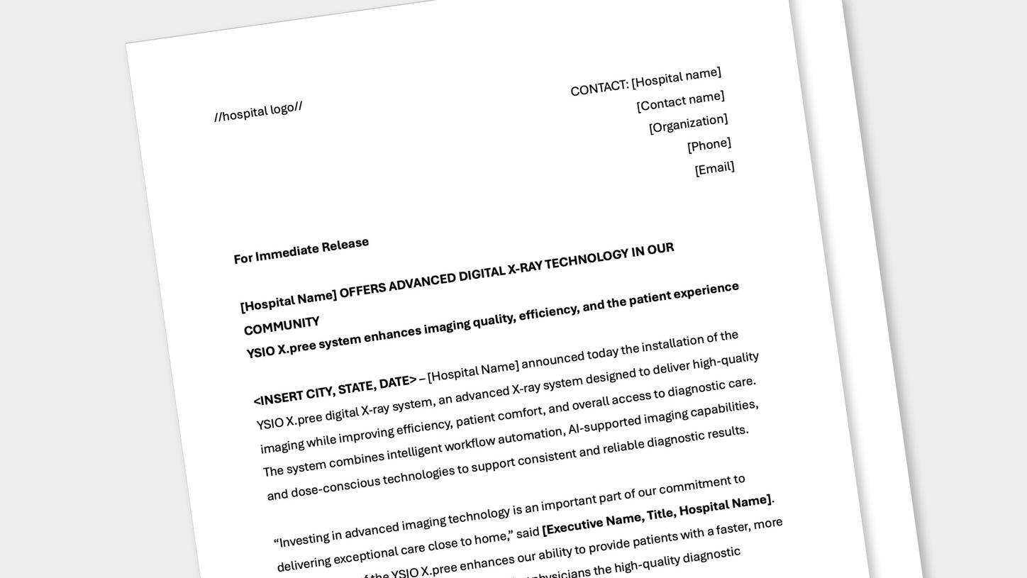 YsioXpree toolkit Press Release